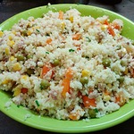 Кус-кус с тунцом и овощами