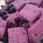 Постное ягодное печенье