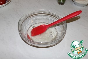 Открытый пирог с курицей и овощами