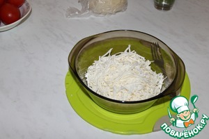 Открытый пирог с курицей и овощами