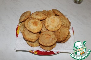 Открытый пирог с курицей и овощами