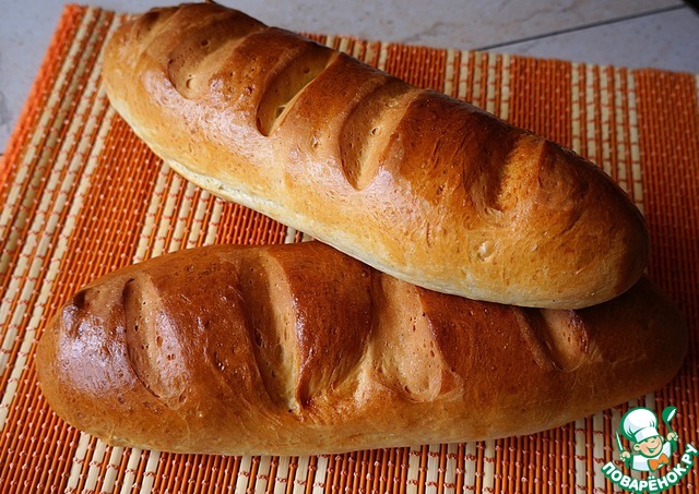 рецепт батона быстро. хрустящий батон. рецепт батона быстро. домики из батона. рецептура хлеба батон с маком.