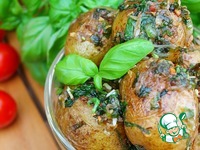 Ароматный картофель с базиликом ингредиенты
