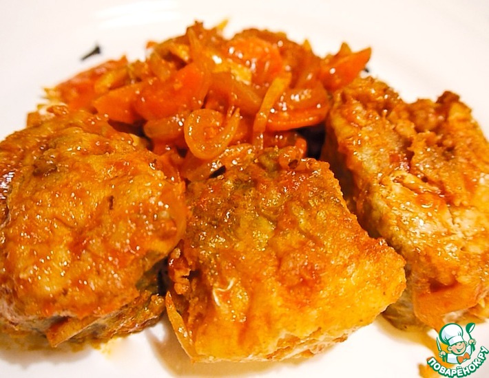 Рецепт филе рыбы в маринаде из сладких перцев - приготовьте вкусное блюдо