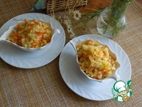Капустный салат из советских времён ингредиенты