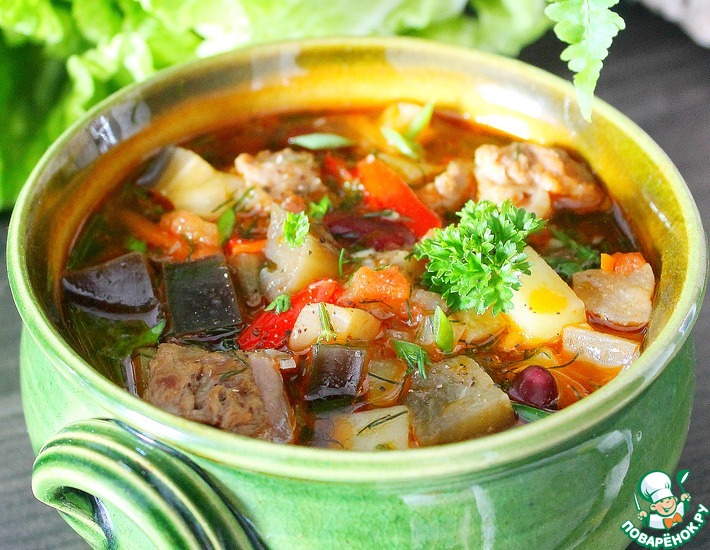 Рецепт вкусного супа из баклажанов с грибами: просто и быстро приготовить! [Рецепты recipies]