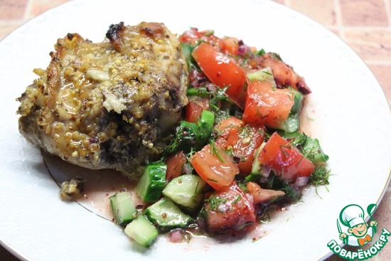 Курица "Две горчицы" по рецепту Натальи ISOLDA https://www.povarenok.ru/recipes/show/102695/