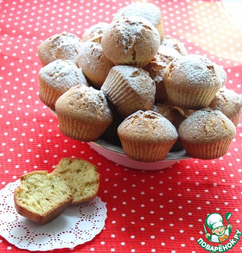 Кексы на сыворотке по рецепту Liya-Liya https://www.povarenok.ru/recipes/show/66727/