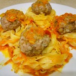 Макароны с фаршем и овощами