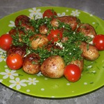 Молодой картофель жареный целиком Ароматный