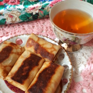 Сметанные блинчики с начинкой Творог Сметанные блинчики с начинкой Творог