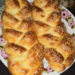 Косичка с ветчиной и сыром