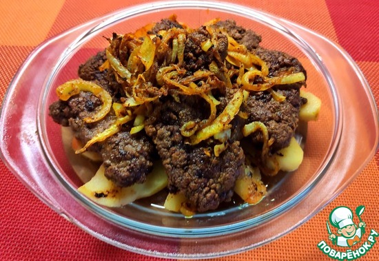 Печень по-берлински по рецепту Виктории nikulj