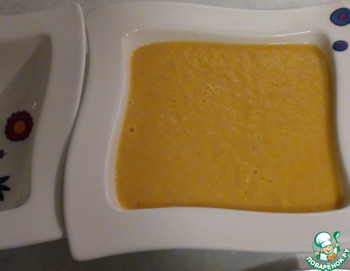 Рецепт: Овощной суп-пюре с горохом нут
