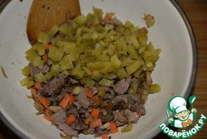 Салат Новогодний бум Огурец маринованный Салат Новогодний бум Огурец маринованный