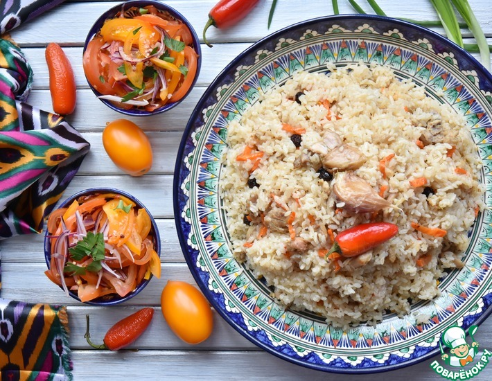Узбекская кухня - рецепты на любой вкус (Овощные салаты)
