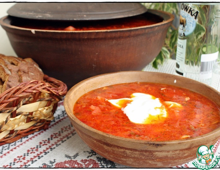Украинский борщ - 8 самых вкусных рецептов приготовления с пошаговыми фото
