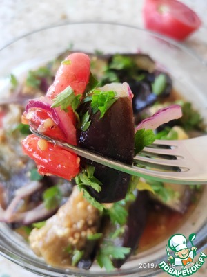 Рецепты салата с баклажанами и спаржей