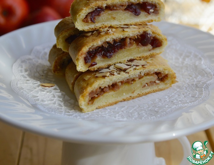 Творожное печенье с ягодным конфитюром - лучший десерт для всей семьи