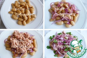Простой салат с тунцом и фасолью - Лайфхакер