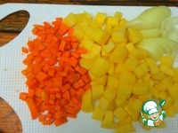 Котлеты с овощами в горшочках ингредиенты