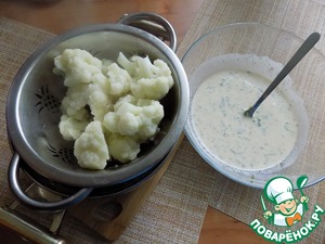 Киш с цветной капустой и семгой, пошаговый рецепт с фото