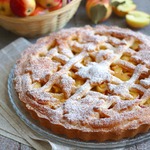 Бездрожжевой яблочный пирог