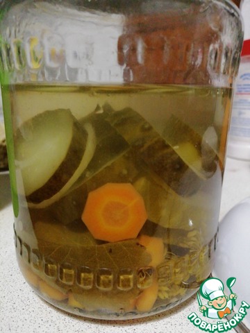 Огуречные кружочки – кулинарный рецепт