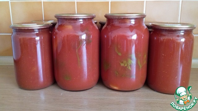 Томатный сок – кулинарный рецепт