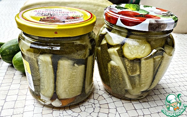 Огуречные кружочки – кулинарный рецепт