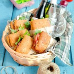 Сэндвичи с индейкой в средиземноморском стиле