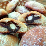 Творожное печенье с финиками и миндалем