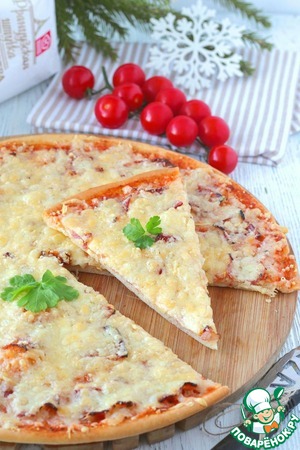 Пицца с беконом - ochenvkusno.com