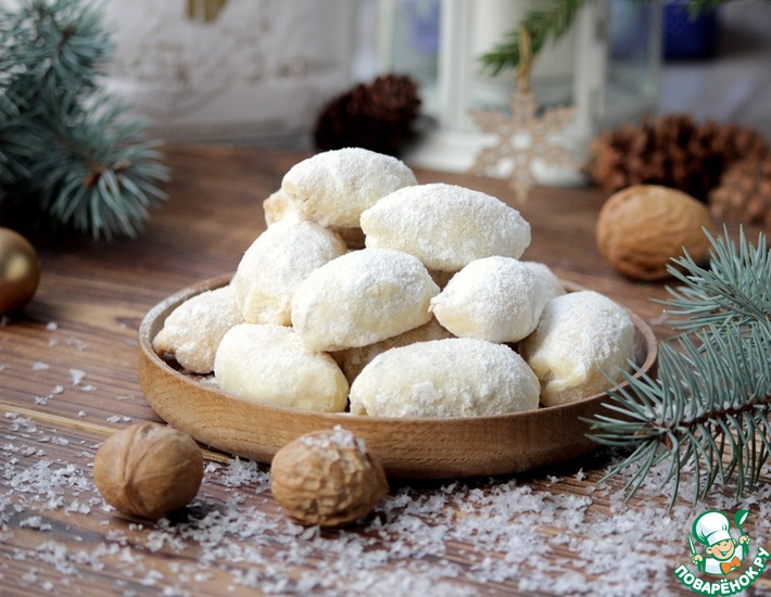 Рецепт: Румынское ореховое печенье