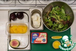 Салат из свеклы с творожным сыром, пошаговый рецепт с фото