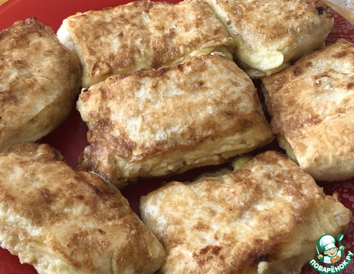 Рецепт: Пирожки из лаваша