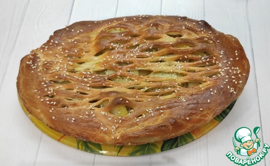 Пирог с картофелем и сливочным маслом