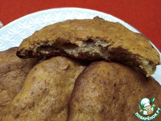 Печенье из хурмы с орехами по рецепту 777julia777