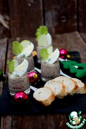 Форшмак из сельди без масла Для украшения Форшмак из сельди без масла Для украшения