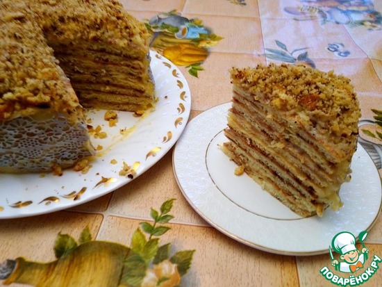 Творожный торт на сковороде «Пломбир» по рецепту Танюши Tanushechka-2017
