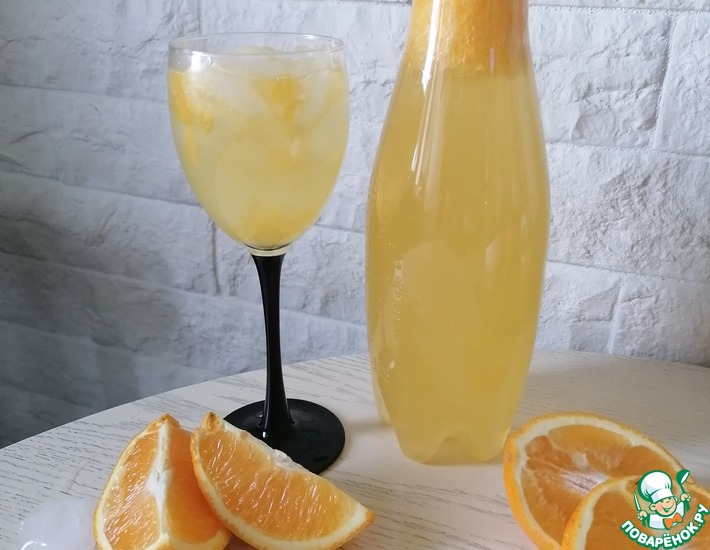 Рецепт: Лимонад газированный апельсиновый а-ля Фанта