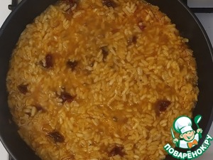 Рис с каперсами и анчоусами