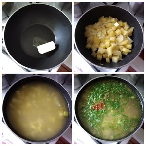 Деревенский суп из молодого картофеля