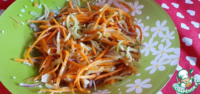Салат из моркови и огурцов – кулинарный рецепт