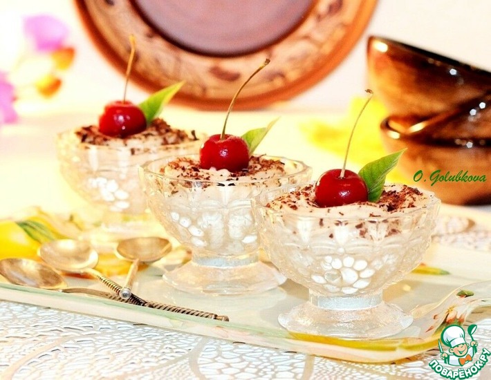 Рецепт: Молочно-ореховый десерт Кешкюль