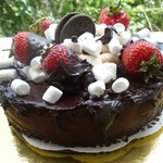 Шоколадный десерт с маршмеллоу