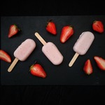 Клубничное мороженое с маскарпоне