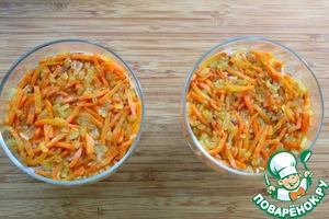 Салат с печенью и пикантной заправкой