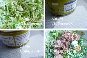 Салат с капустой, авокадо и тунцом – кулинарный рецепт