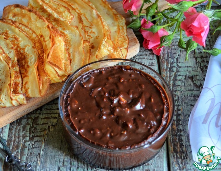 Рецепт: Шоколадная паста с арахисом